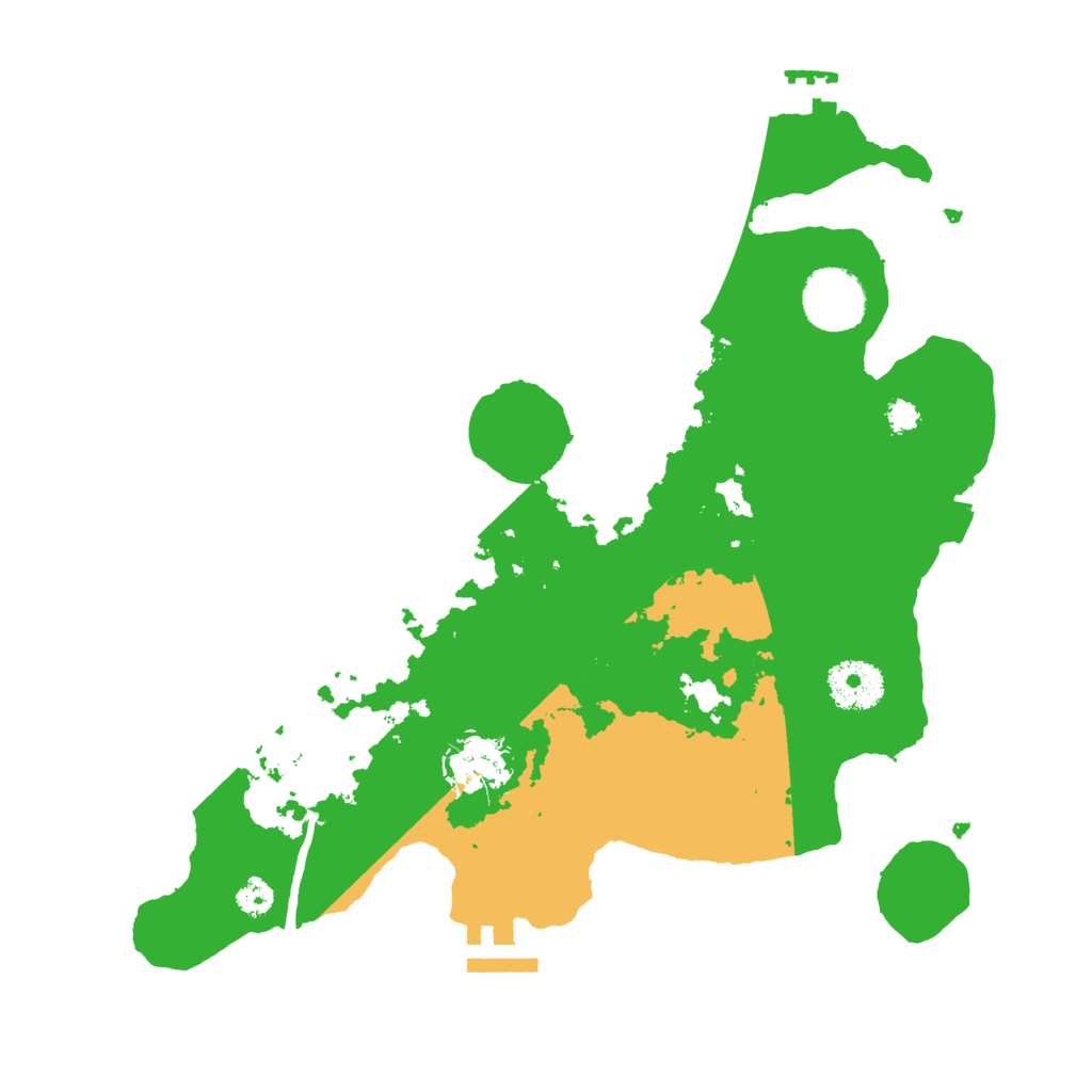 Biome Rust Map: Procedural Map, Size: 3100, Seed: 1154661651