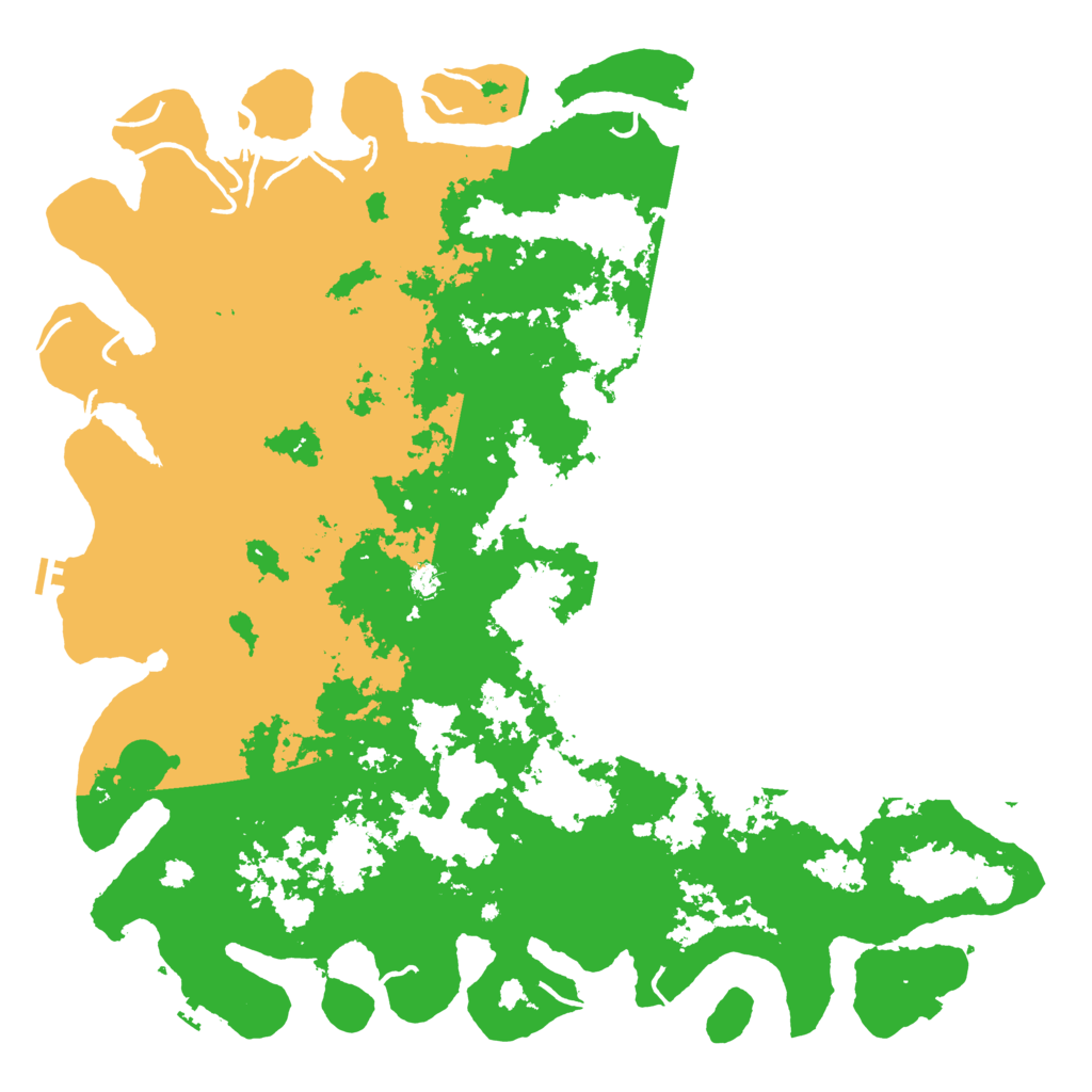 Biome Rust Map: Procedural Map, Size: 6000, Seed: 607011041