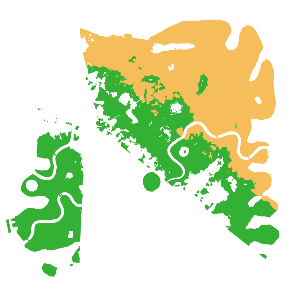 Biome Rust Map: Procedural Map, Size: 4500, Seed: 1570319580
