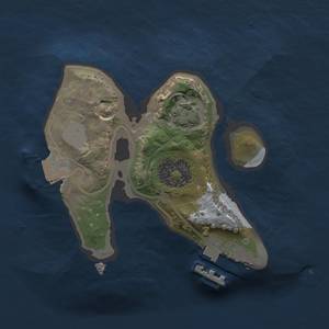 Thumbnail Rust Map: Procedural Map, Size: 1500, Seed: 1772517545, 5 Monuments