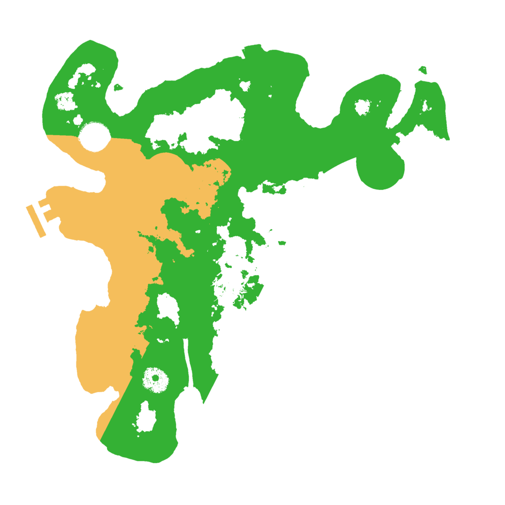 Biome Rust Map: Procedural Map, Size: 3000, Seed: 83231