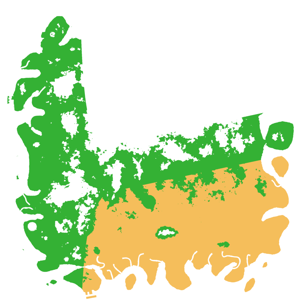 Biome Rust Map: Procedural Map, Size: 6000, Seed: 1184833627