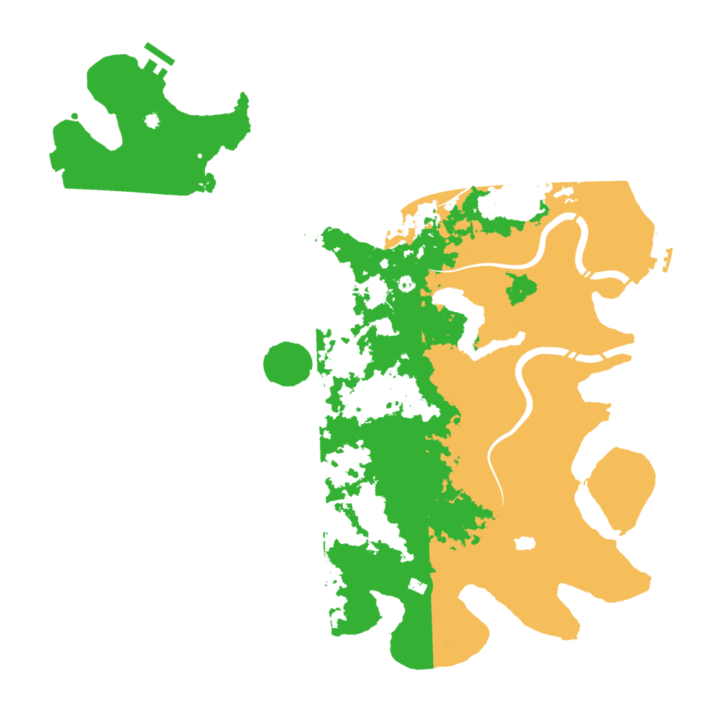 Biome Rust Map: Procedural Map, Size: 4250, Seed: 811020752