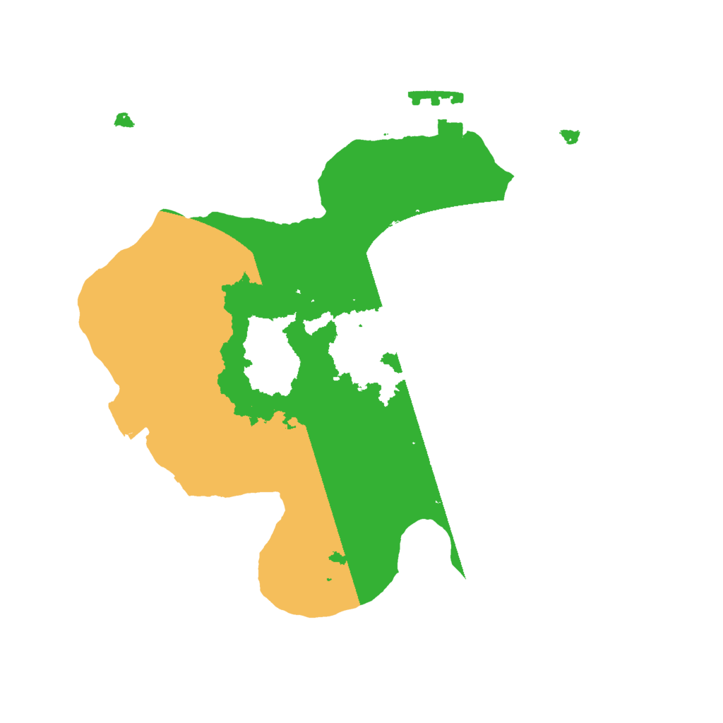 Biome Rust Map: Procedural Map, Size: 2000, Seed: 554395000