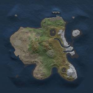 Thumbnail Rust Map: Procedural Map, Size: 2000, Seed: 554395000, 6 Monuments