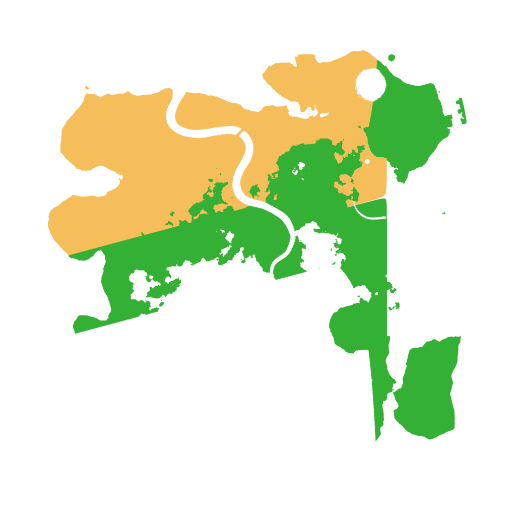 Biome Rust Map: Procedural Map, Size: 3000, Seed: 1214862806