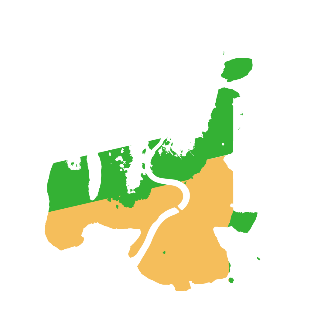 Biome Rust Map: Procedural Map, Size: 2300, Seed: 1312412