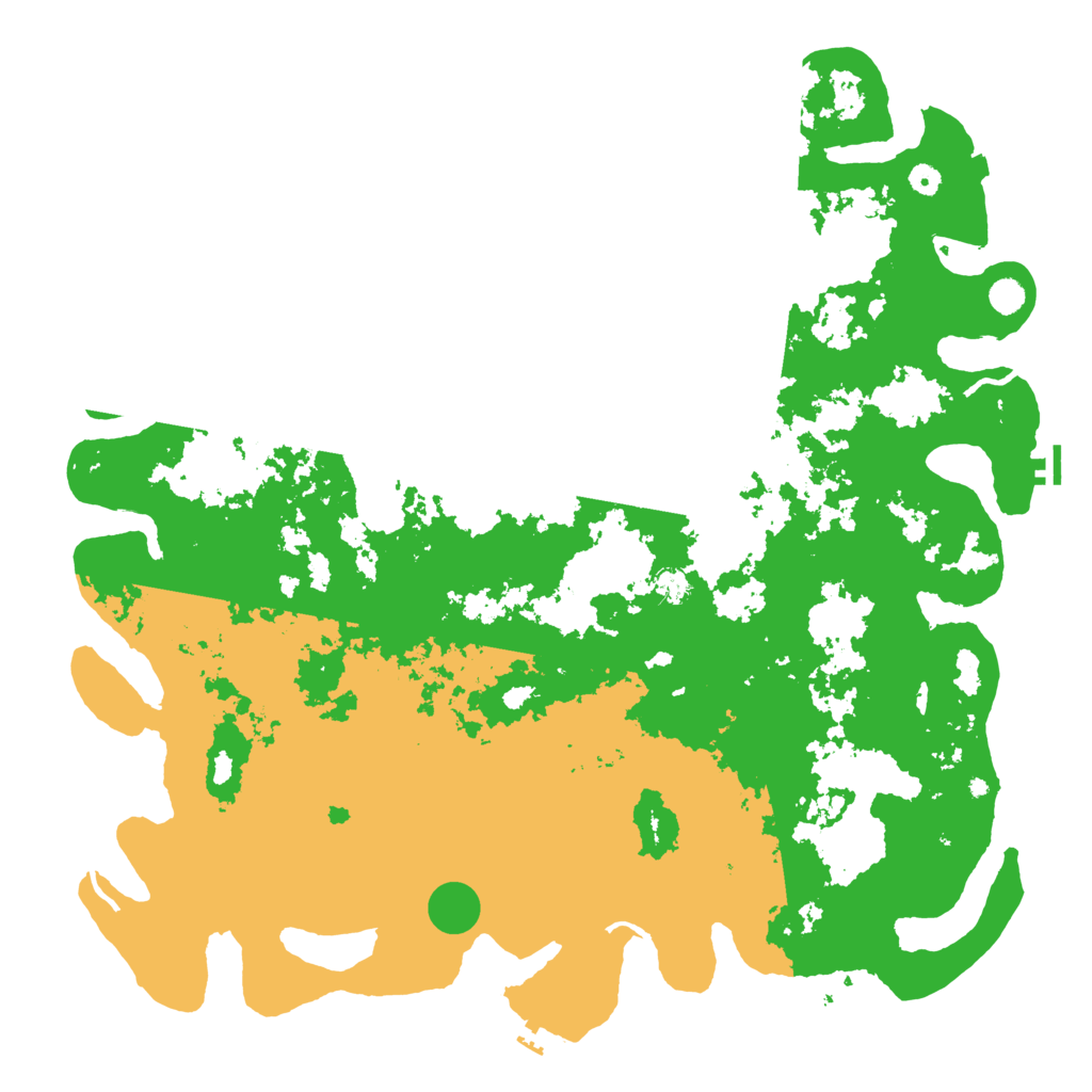 Biome Rust Map: Procedural Map, Size: 5500, Seed: 947647161