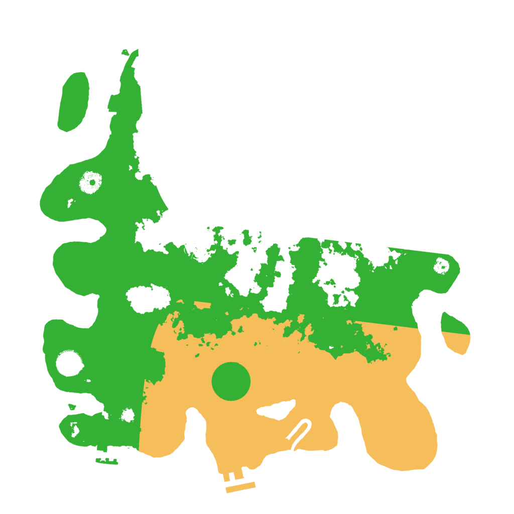 Biome Rust Map: Procedural Map, Size: 3500, Seed: 8794656
