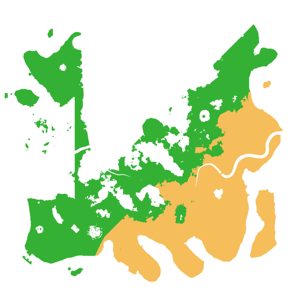 Biome Rust Map: Procedural Map, Size: 4000, Seed: 739260779