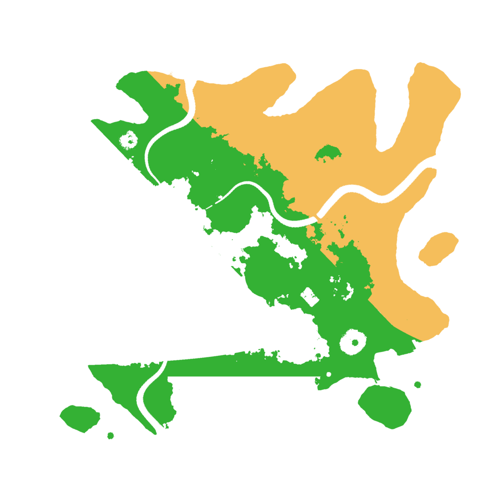 Biome Rust Map: Procedural Map, Size: 3000, Seed: 18030