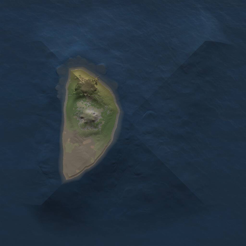 Rust Map: Procedural Map, Size: 1000, Seed: 918176245, 1 Monuments