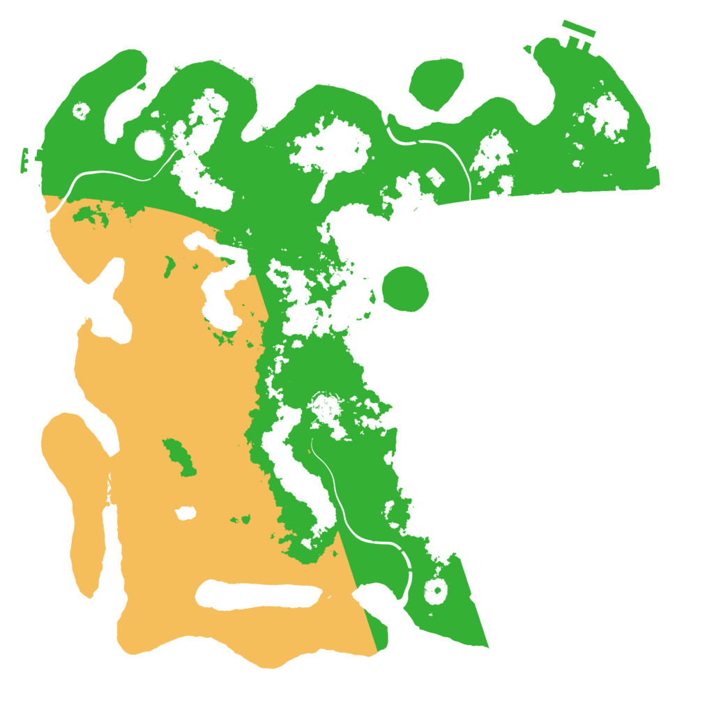 Biome Rust Map: Procedural Map, Size: 4250, Seed: 8270