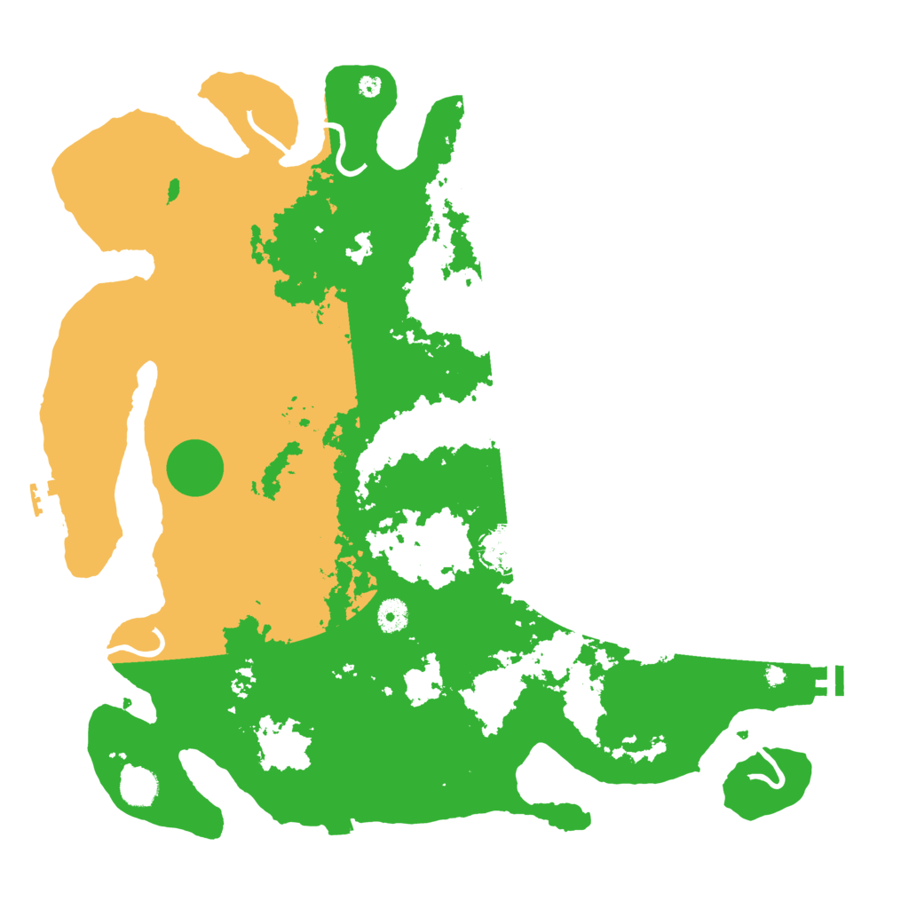 Biome Rust Map: Procedural Map, Size: 4200, Seed: 424273531