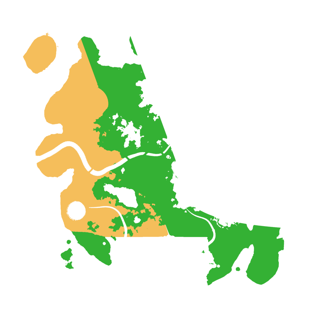 Biome Rust Map: Procedural Map, Size: 3000, Seed: 6327846