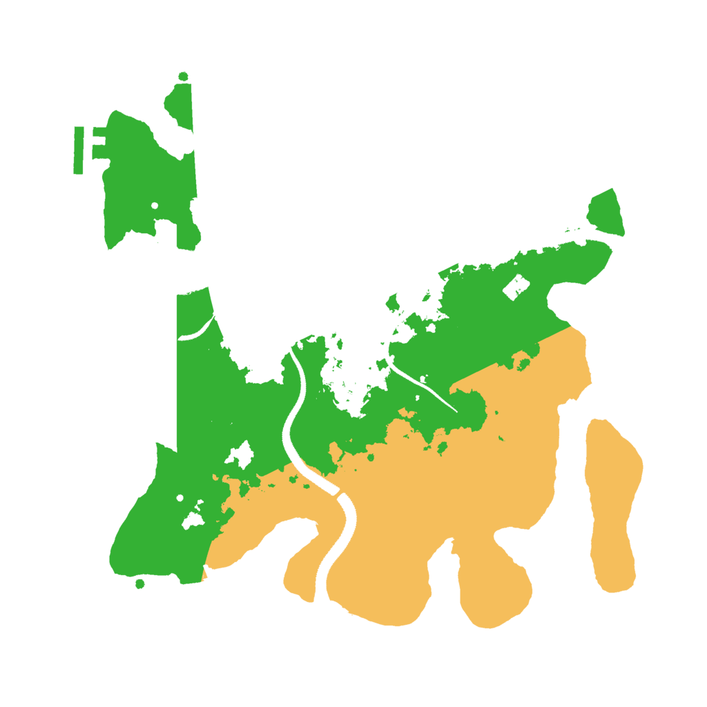 Biome Rust Map: Procedural Map, Size: 3000, Seed: 9007