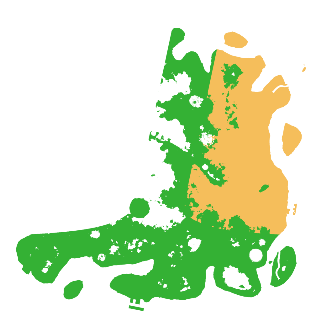 Biome Rust Map: Procedural Map, Size: 4300, Seed: 80085101