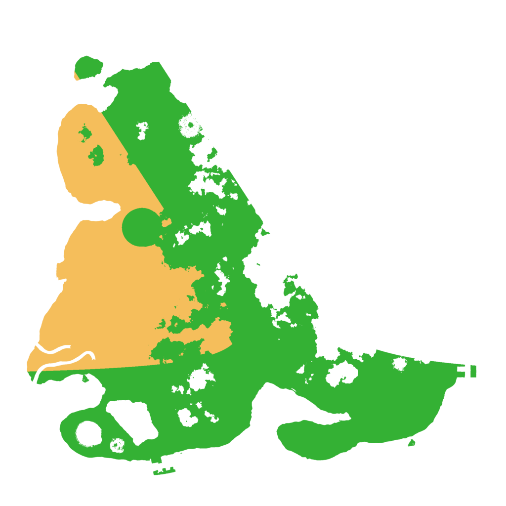 Biome Rust Map: Procedural Map, Size: 3500, Seed: 1168085123