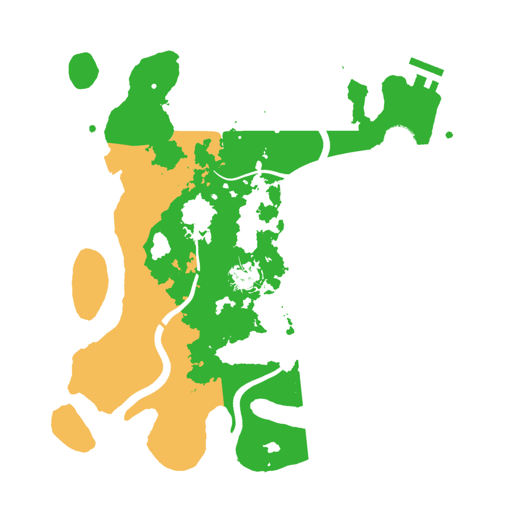 Biome Rust Map: Procedural Map, Size: 3000, Seed: 47699