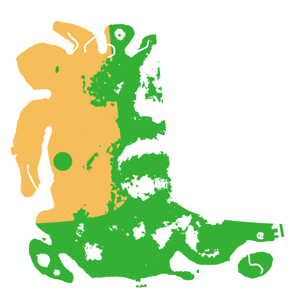 Biome Rust Map: Procedural Map, Size: 4300, Seed: 424273531