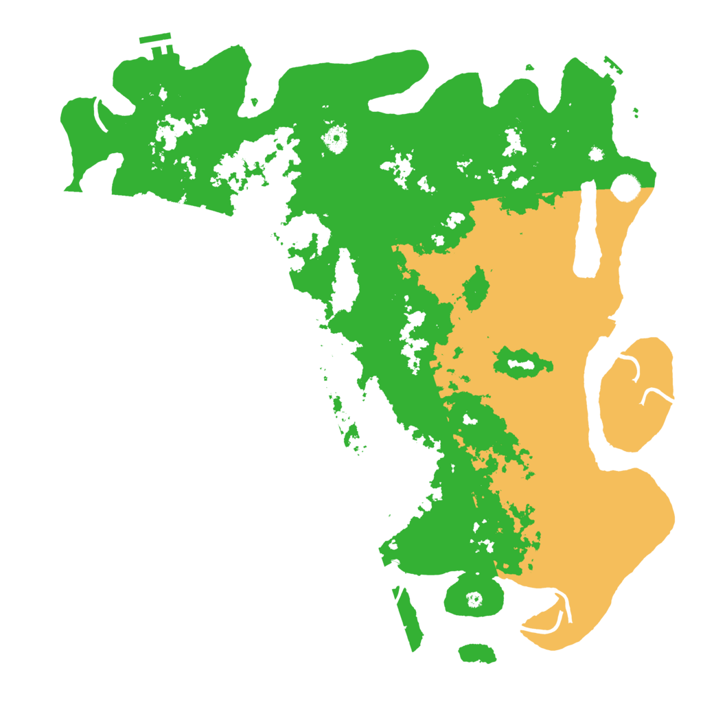 Biome Rust Map: Procedural Map, Size: 4500, Seed: 2132109499