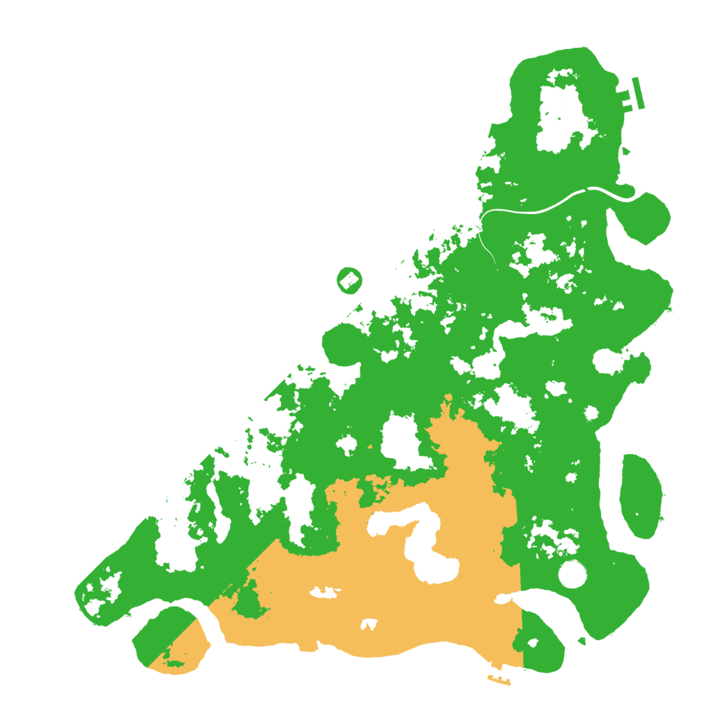 Biome Rust Map: Procedural Map, Size: 4500, Seed: 1925339479