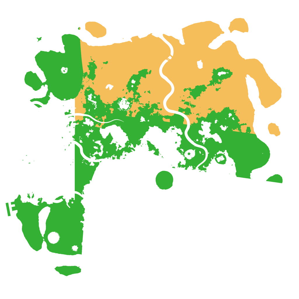 Biome Rust Map: Procedural Map, Size: 4500, Seed: 37546465