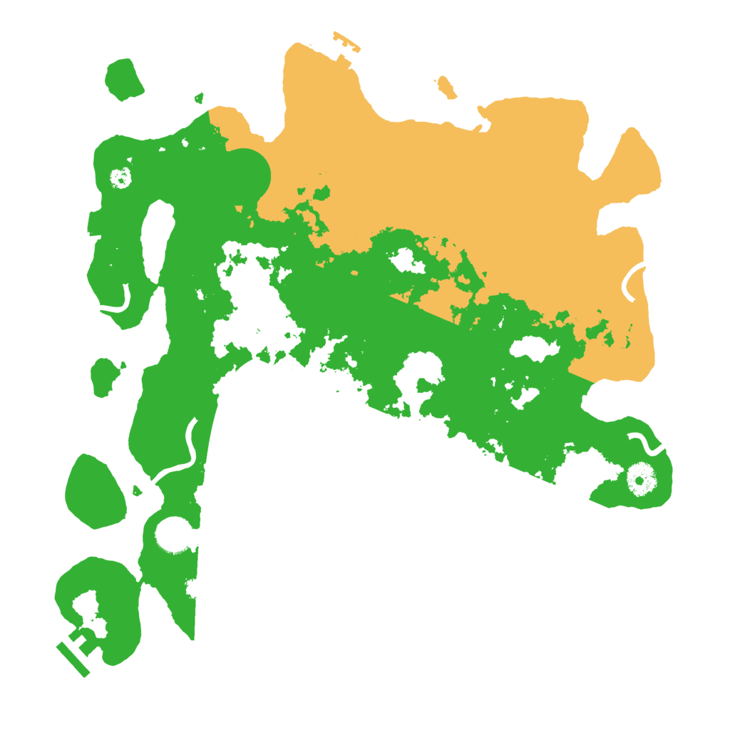 Biome Rust Map: Procedural Map, Size: 3500, Seed: 2067467886