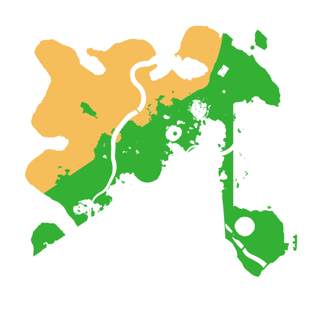 Biome Rust Map: Procedural Map, Size: 3000, Seed: 1155199886