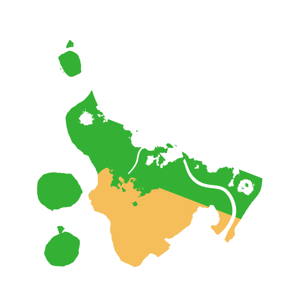 Biome Rust Map: Procedural Map, Size: 2000, Seed: 1558711060
