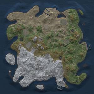 Thumbnail Rust Map: Procedural Map, Size: 4000, Seed: 656300599, 19 Monuments