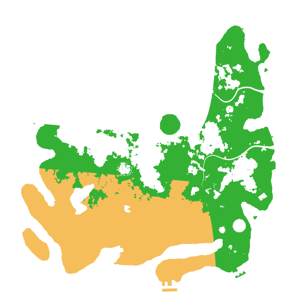 Biome Rust Map: Procedural Map, Size: 4000, Seed: 57179994