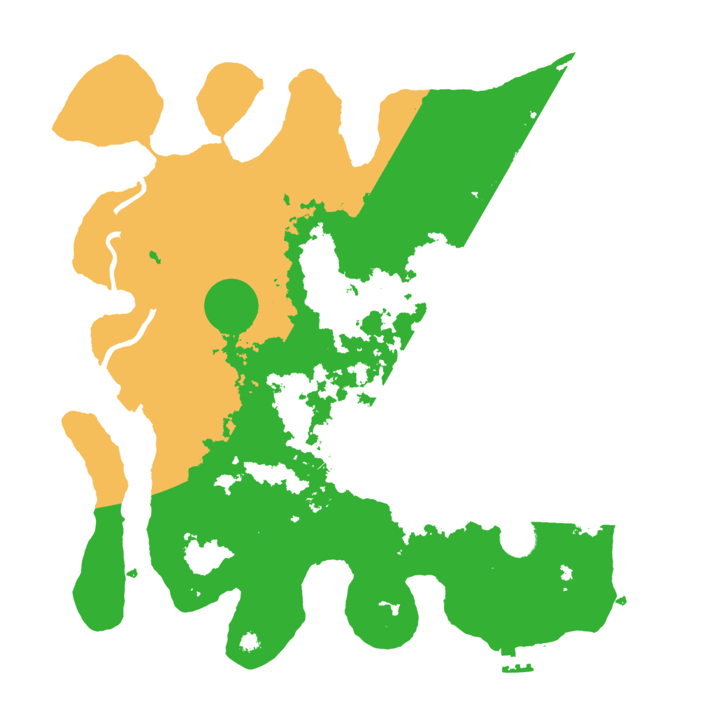 Biome Rust Map: Procedural Map, Size: 3500, Seed: 439858209