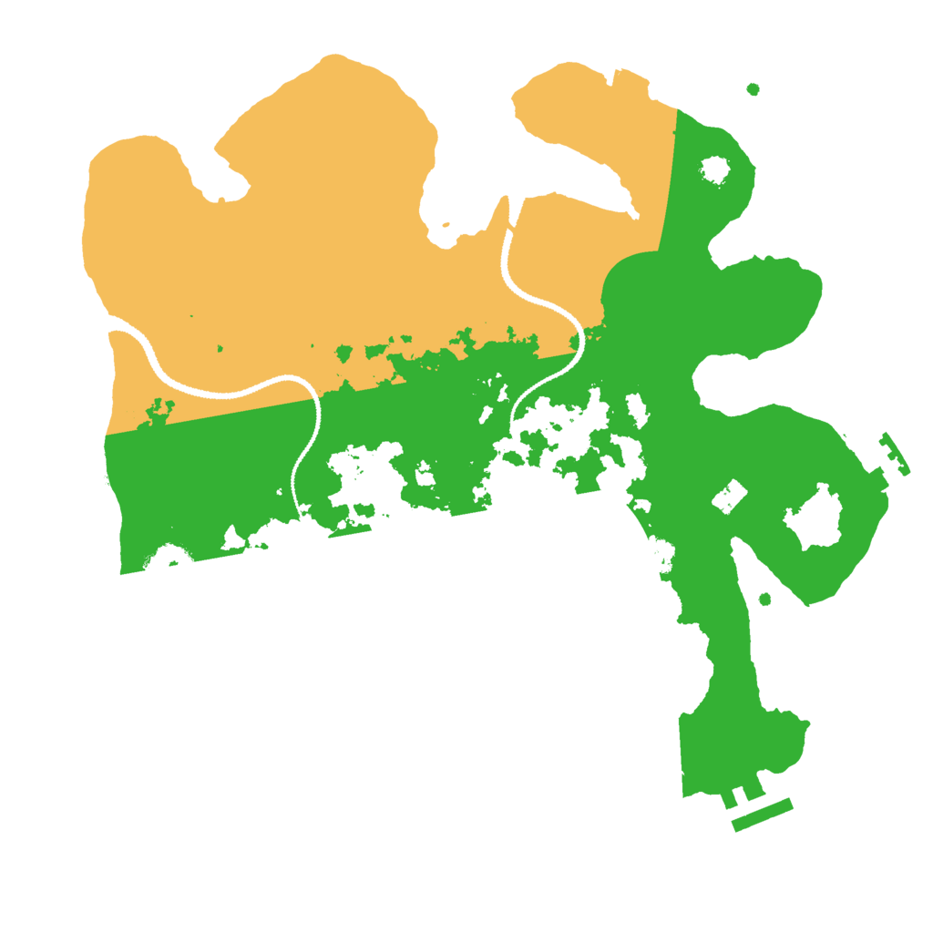 Biome Rust Map: Procedural Map, Size: 3000, Seed: 994607480