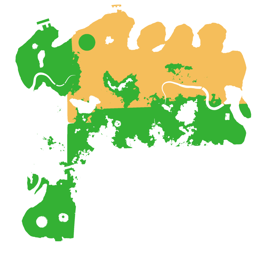 Biome Rust Map: Procedural Map, Size: 4250, Seed: 369828586