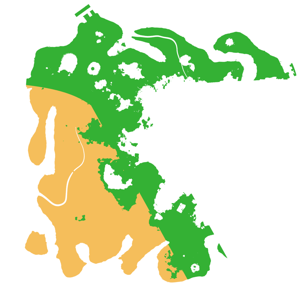 Biome Rust Map: Procedural Map, Size: 3500, Seed: 1846618920