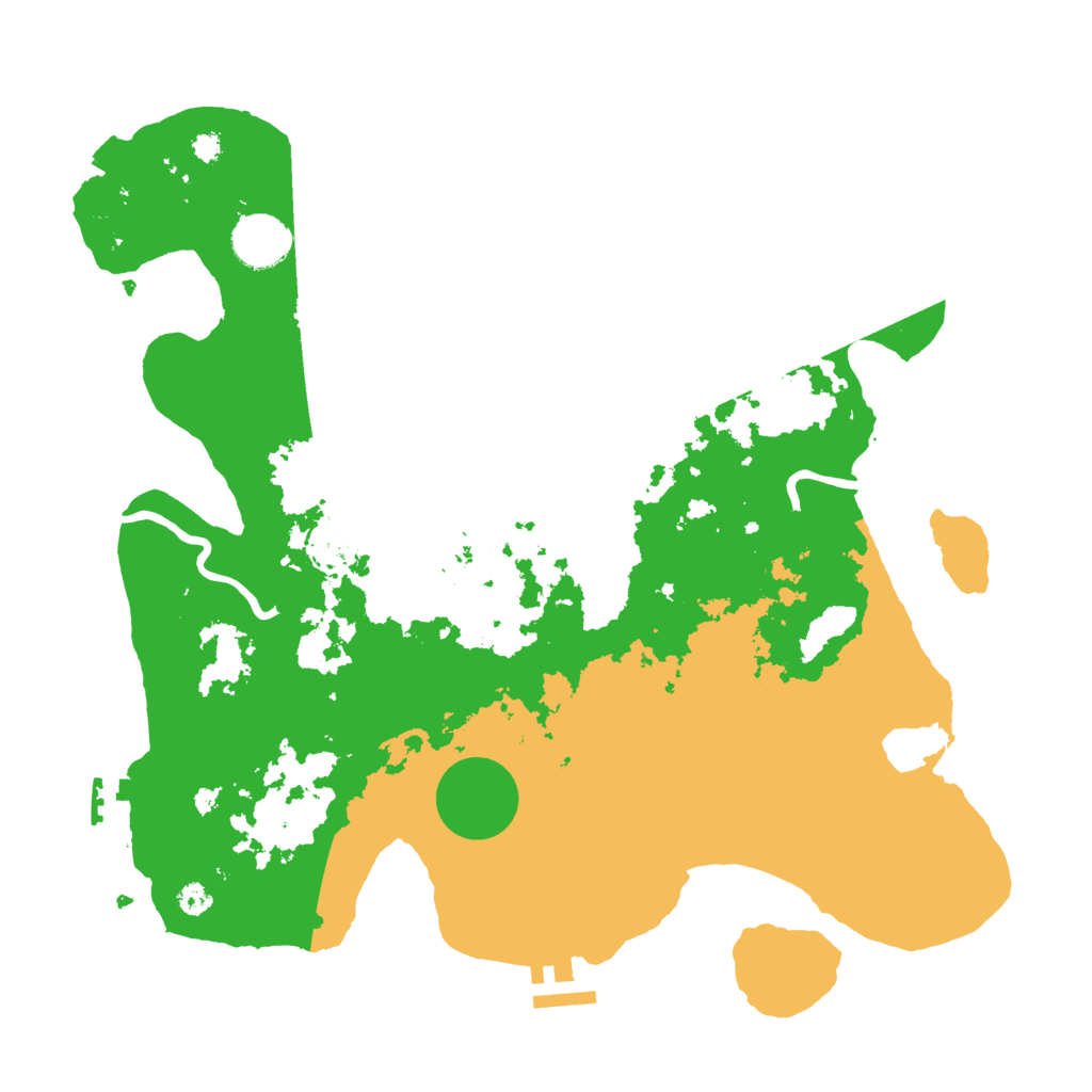 Biome Rust Map: Procedural Map, Size: 3500, Seed: 1642625850