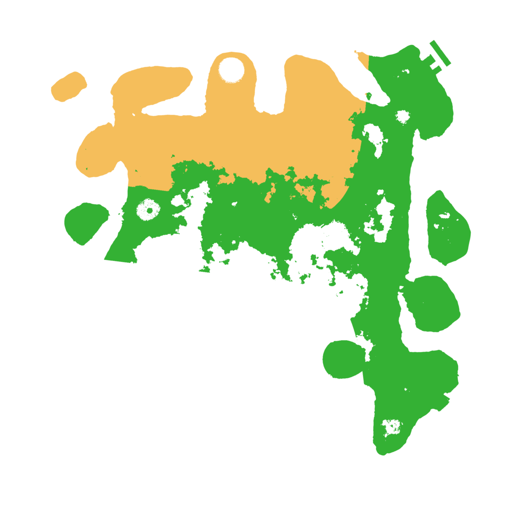 Biome Rust Map: Procedural Map, Size: 3500, Seed: 319932028