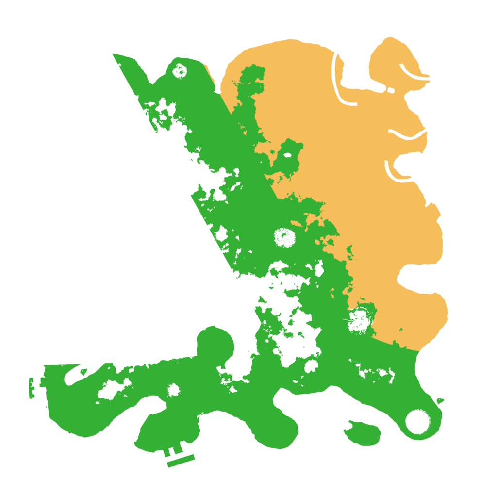 Biome Rust Map: Procedural Map, Size: 3600, Seed: 628827326