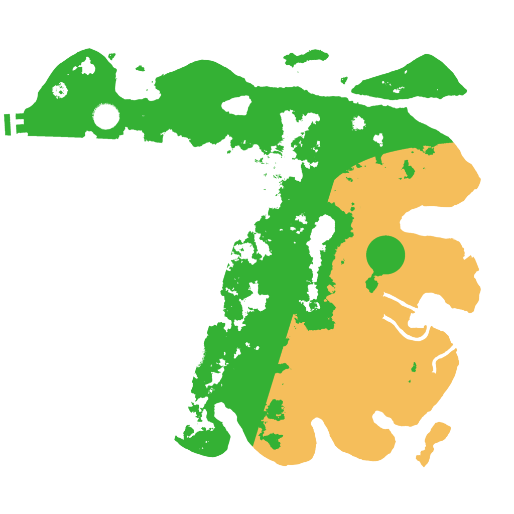 Biome Rust Map: Procedural Map, Size: 3500, Seed: 919001187