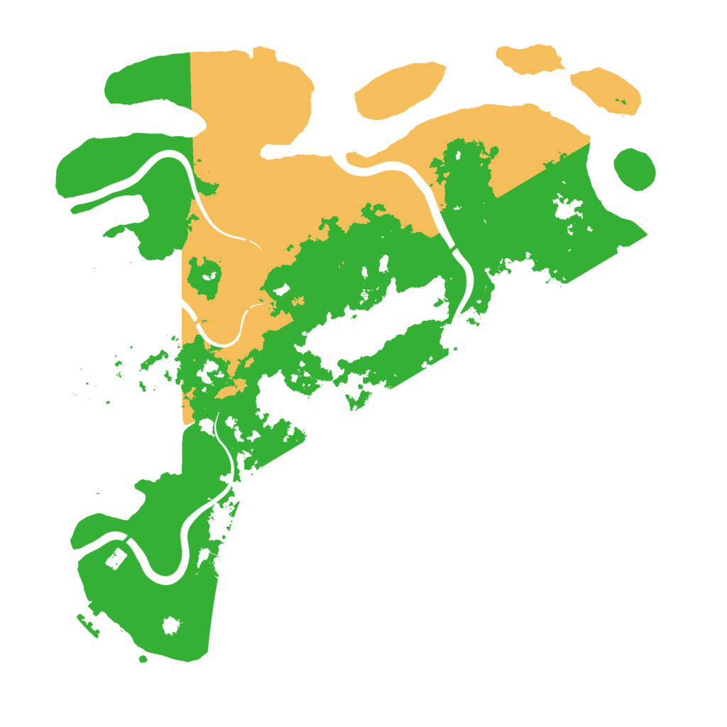 Biome Rust Map: Procedural Map, Size: 3750, Seed: 647911