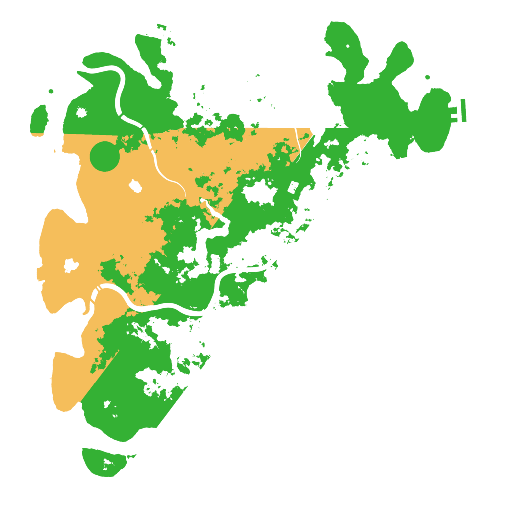 Biome Rust Map: Procedural Map, Size: 4500, Seed: 1180791840