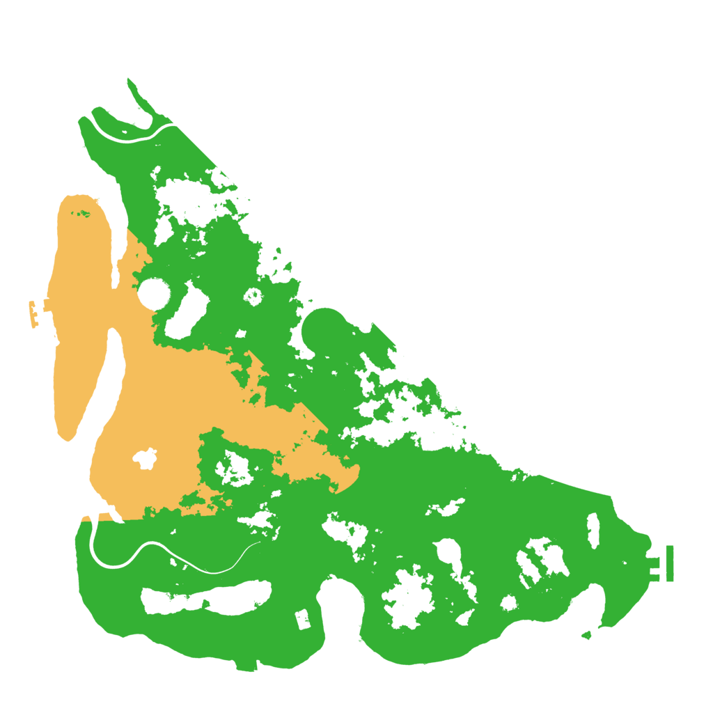 Biome Rust Map: Procedural Map, Size: 4000, Seed: 556117181