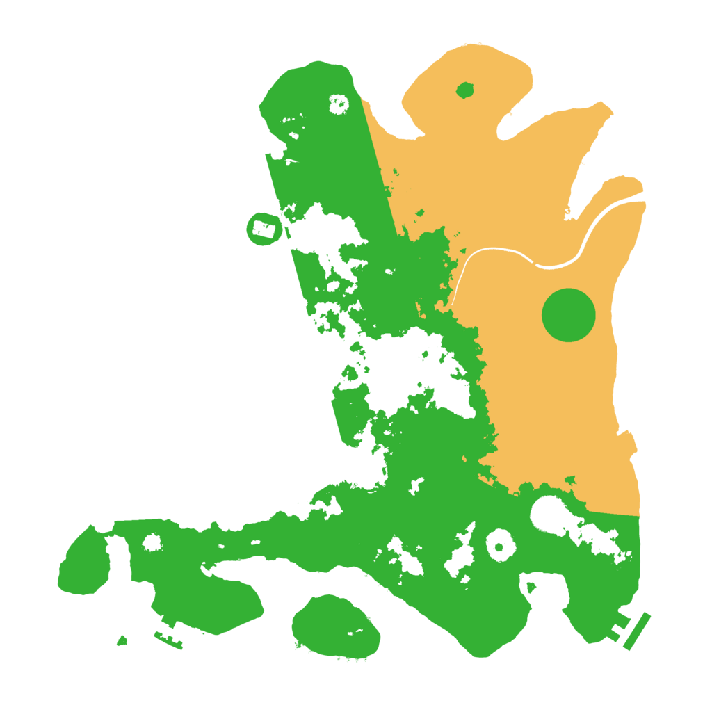 Biome Rust Map: Procedural Map, Size: 3500, Seed: 759136737