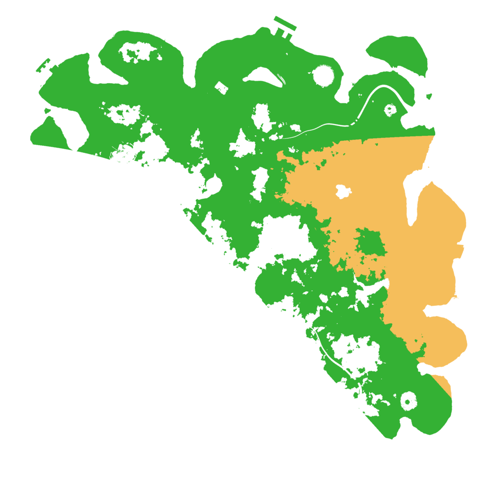 Biome Rust Map: Procedural Map, Size: 4250, Seed: 3820