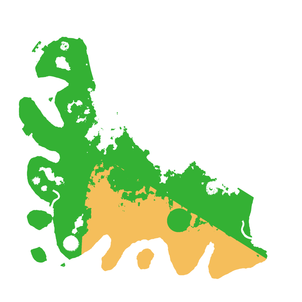 Biome Rust Map: Procedural Map, Size: 3500, Seed: 1608286987