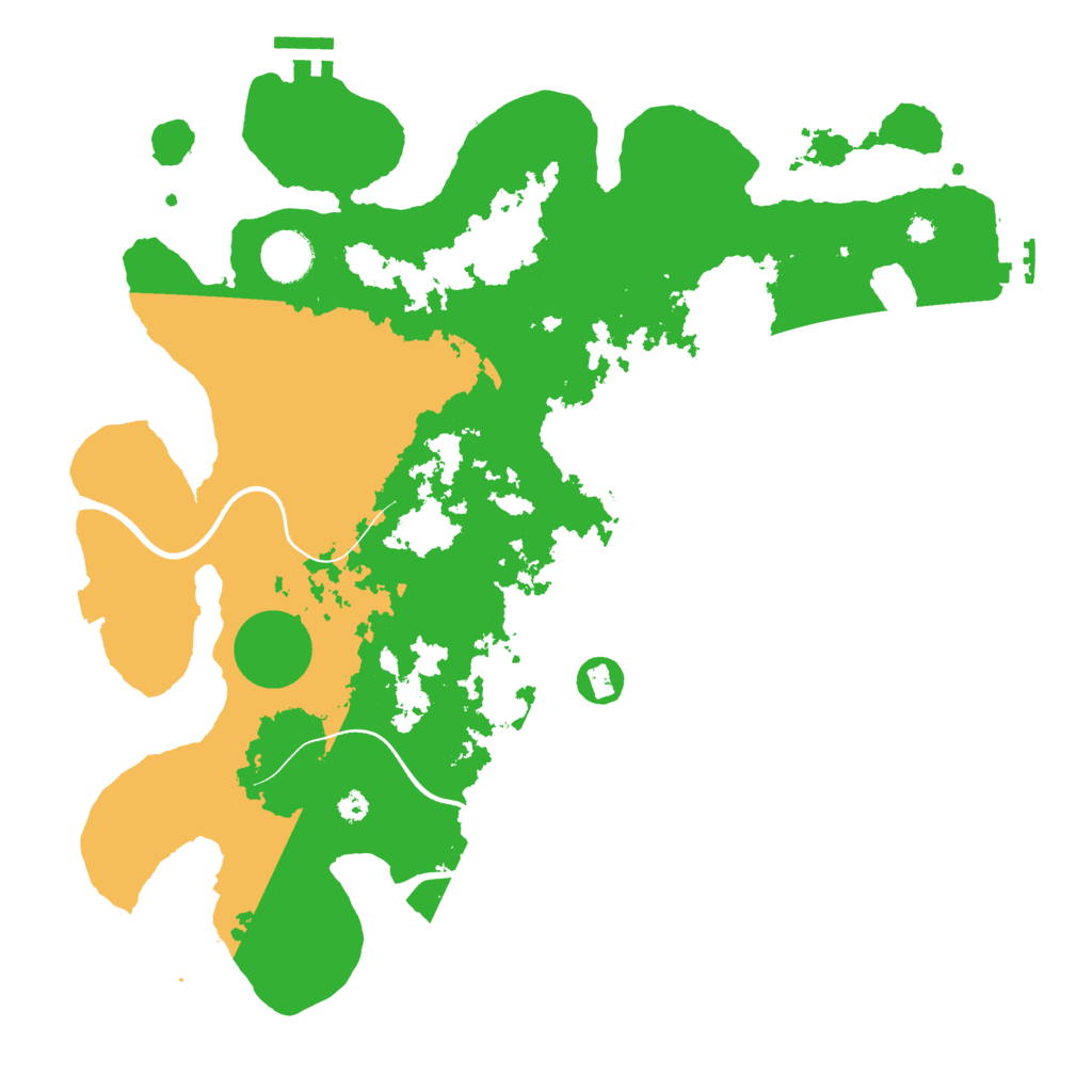 Biome Rust Map: Procedural Map, Size: 3700, Seed: 8222024