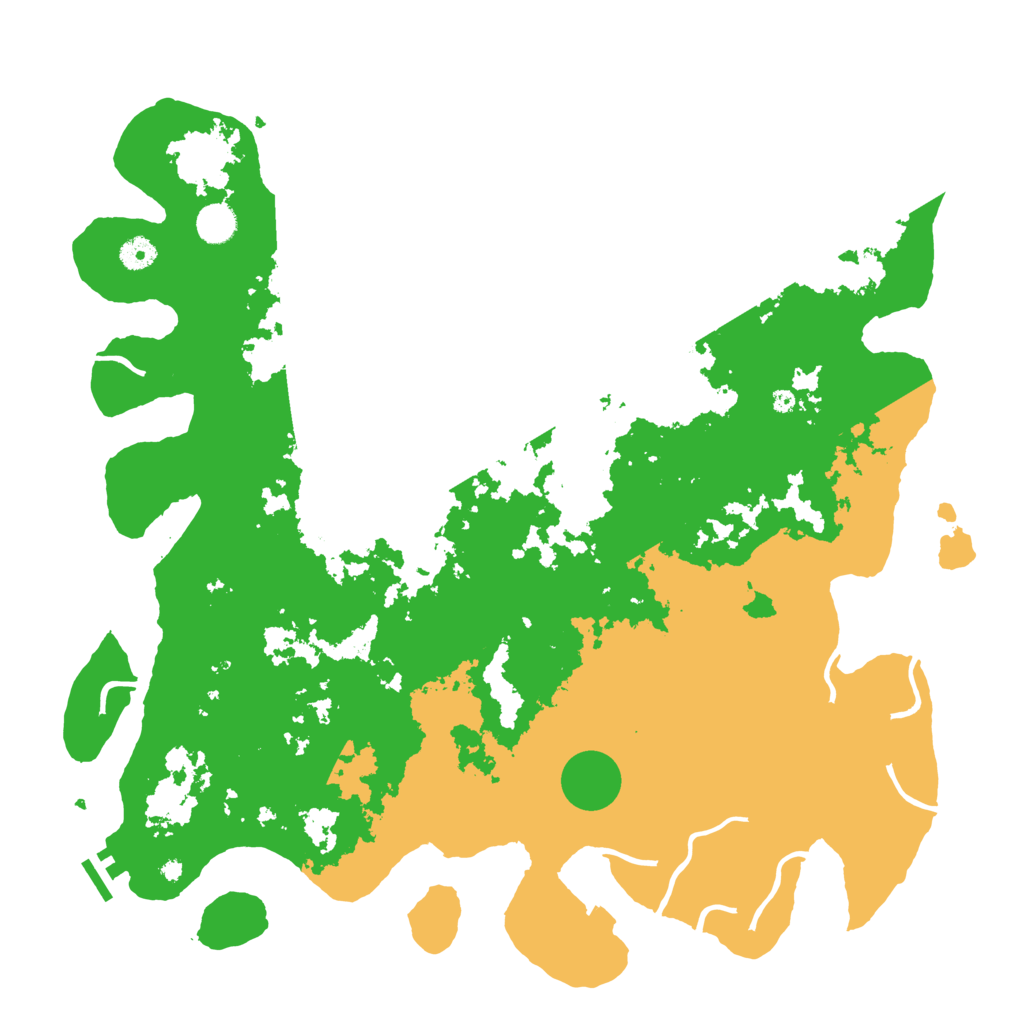 Biome Rust Map: Procedural Map, Size: 4500, Seed: 563399860