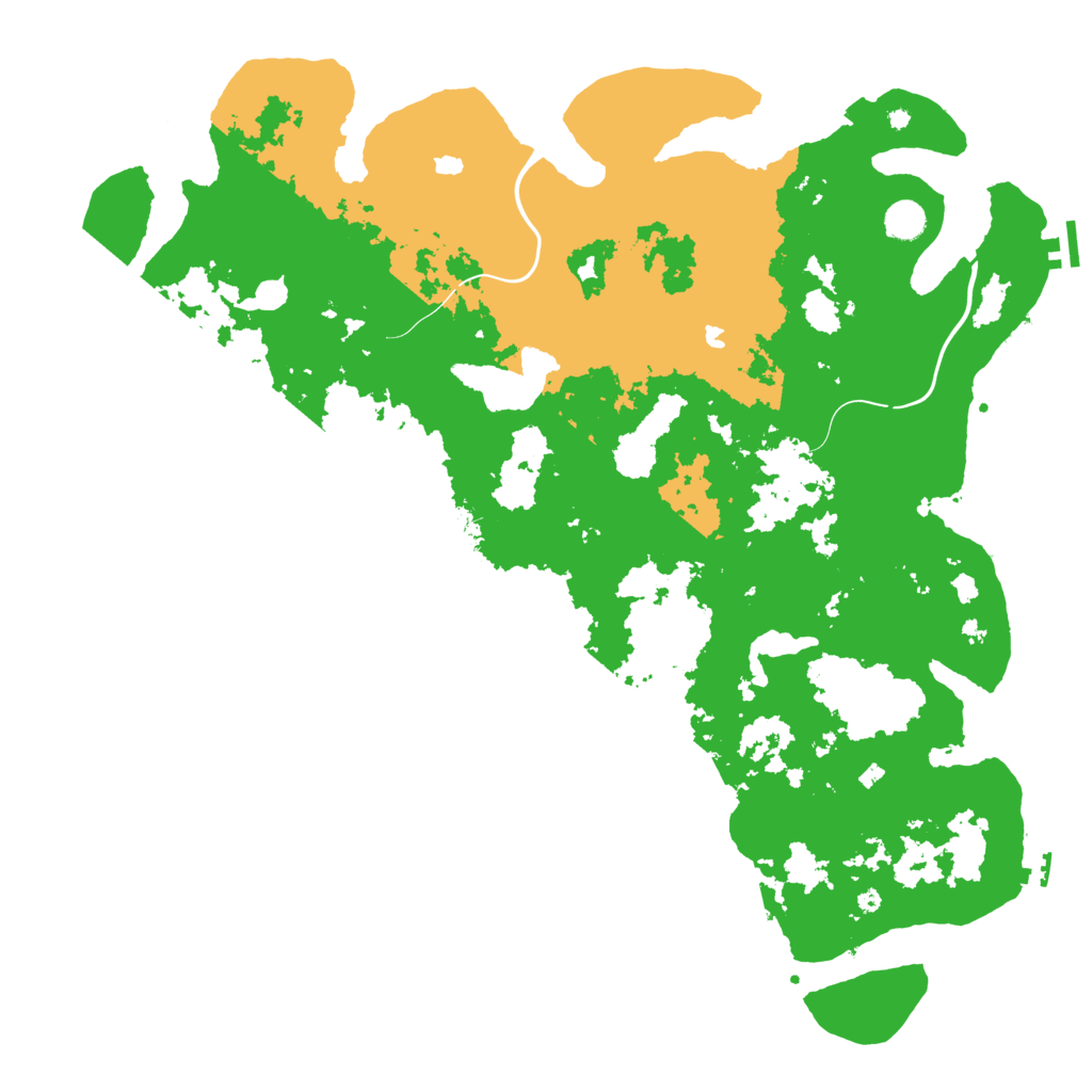 Biome Rust Map: Procedural Map, Size: 4750, Seed: 519
