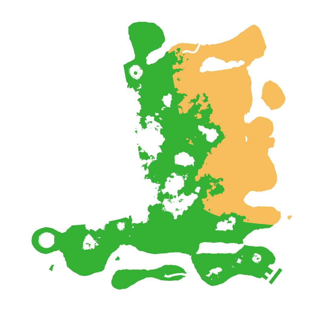 Biome Rust Map: Procedural Map, Size: 3500, Seed: 155616045